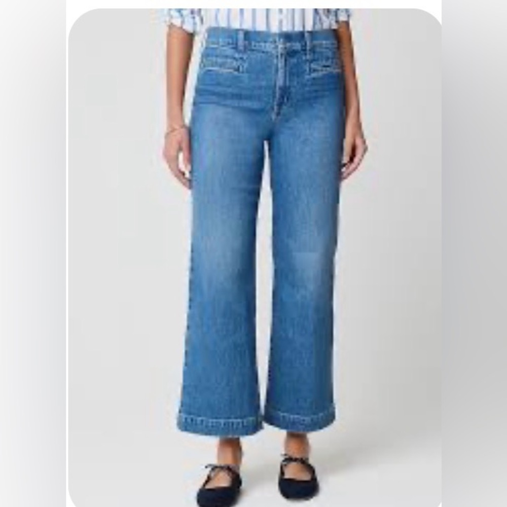 J.Crew Wide-Leg Crop Jeans